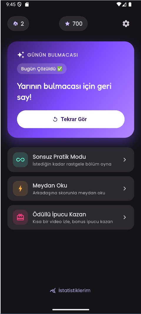 Ana menü - günün bulmacası