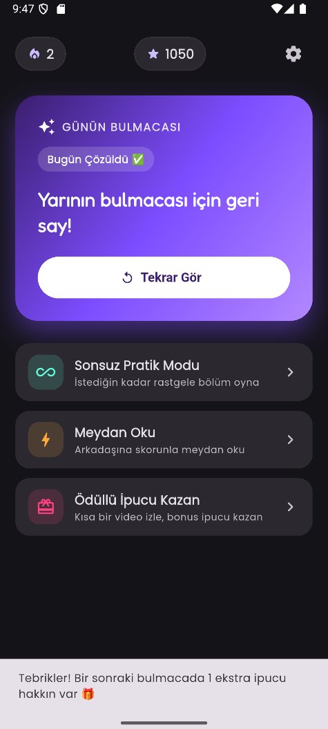 Bonus ipucu tebrik bildirimi